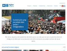 Tablet Screenshot of fundacionagbar.org